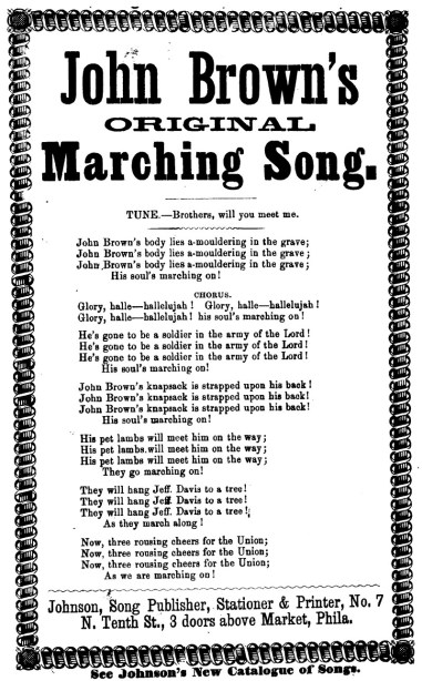 John Brown's Body (air = Brothers will you meet me)