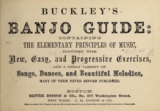 Buckely's Banjo Guide (1868) >> buckleysbanjoguide-1868-01